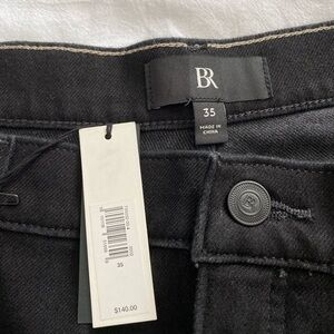 BRAND NEW Banana Republic Black Straight Leg Jeans